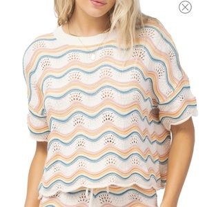 Lspace make waves crochet top